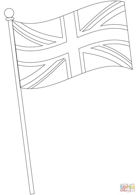 flagge great britain ausmalen